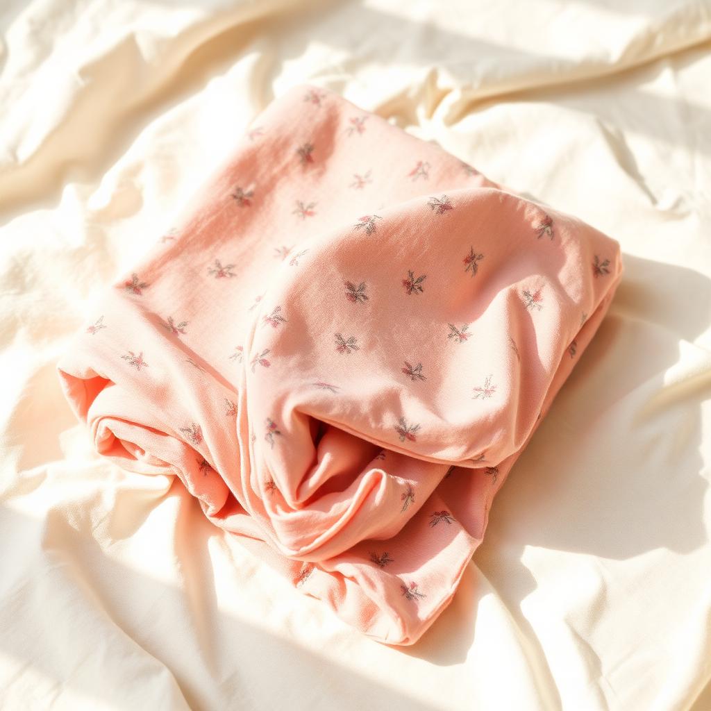 Manta Floralzinha Rosé